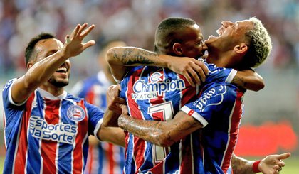 Bahia x Volta Redonda, Copa do Brasil 2023. (Foto: Reprodução/Twitter @ecbahia)