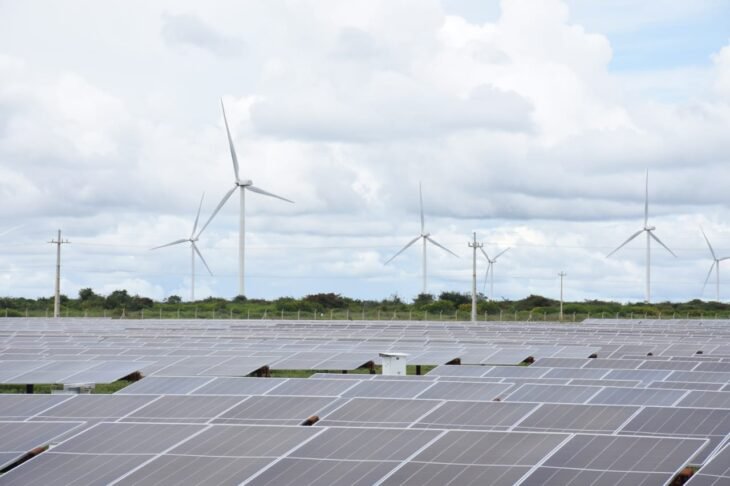 Complexo solar foi construído ao lado do parque eólico, também da Ibitu Energia.