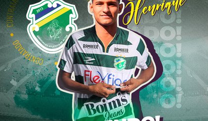 Ex-Corisabbá, o atacante Bruno Henrique é novo reforço do Altos para a Série C. (Foto: Divulgação)