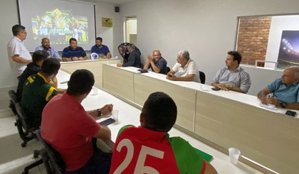 FFP realiza arbitral do Campeonato Piauiense Sub-17. (Foto: Divulgação/FFP)