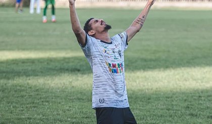 João Victor, líder em gols pelo Campeonato Piauiense em 2023 com o Corisabbá. (Foto: Samuel Pereira)