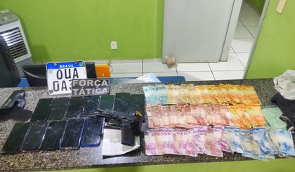 PM captura dupla suspeita de realizar arrastões em São João do Piauí. (Foto: PM-PI)