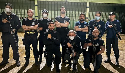 Policiais penais impedem fuga de 90 membros de facção criminosa no Piauí. (Foto: Divulgação)