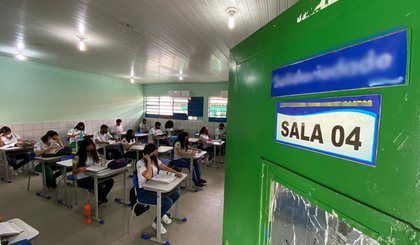 Projeto de lei propõe videomonitoramento e policiais militares nas escolas do Piauí. (Foto: Divulgação/ Seduc)