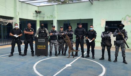 Sejus deflagra Operação Paixão de Cristo na Penitenciária de Oeiras. (Foto: Reprodução)