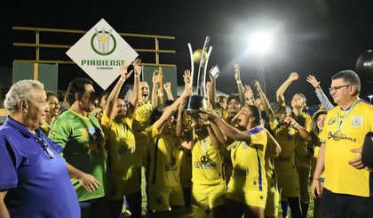 Tiradentes-PI, campeão do Piauiense feminino 2022. (Foto: Elziney Santos)