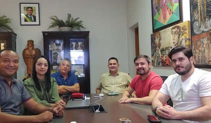 Vereador Ancelmo Jorge em reunião com representantes do Iphan e com o deputado Fábio Novo. (Foto: Reprodução/Instagram)