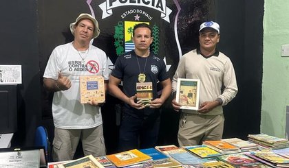 Casa de Detenção Provisória de São Raimundo Nonato recebe doação de 130 livros. (Foto: Reprodução)