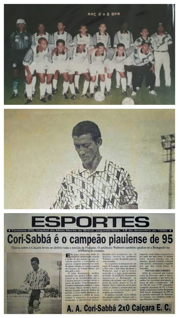 Corisabbá - Campeão Piauiense (1995).