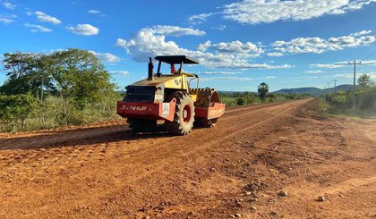 Estradas Seguras: Governo restaura rodovias em região produtora de alimentos no sul do Piauí. (Foto: Reprodução/DER)
