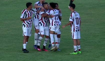 Fluminense-PI x Caucaia, Série D do Campeonato Brasileiro 2023. (Foto: Reprodução/Rede Clube)