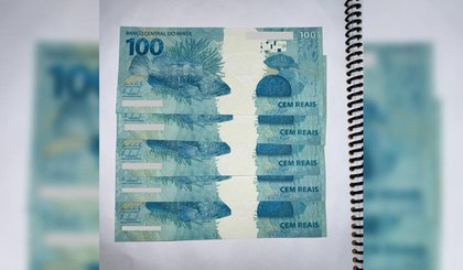 Homem é preso pela PF após receber R$ 500 em notas falsas através dos Correios em Teresina. (Foto: Divulgação)