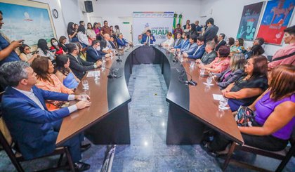 Lançamento de Investimentos em Estrutura e Modernização dos 12 Campi da UESPI. (Foto: Gabriel Paulino)