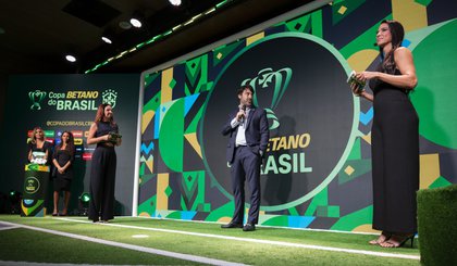 Sorteio das Oitavas de Final da Copa Betano do Brasil. (Foto: Thais Magalhães/CBF)