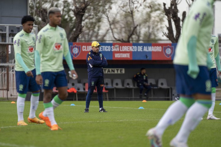 Treinamento da Seleção Brasileira Sub-20 na Argentina.