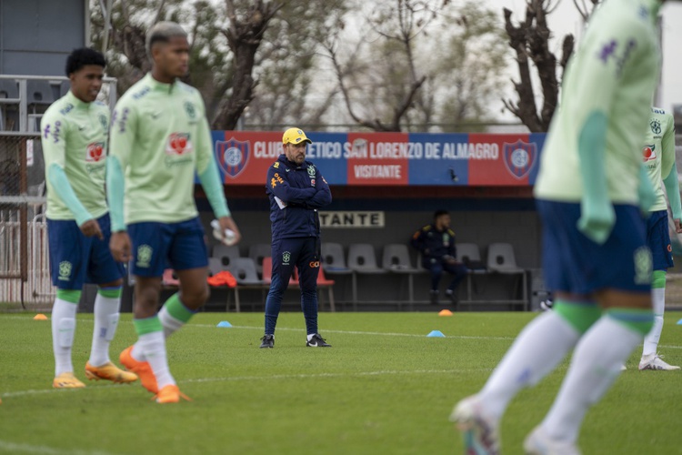 Treinamento da Seleção Brasileira Sub-20 na Argentina.
