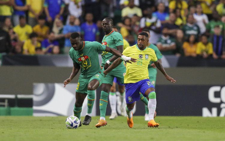 Brasil e Senegal se enfrentaram no estádio José Alvalade, em Lisboa, Portugal.