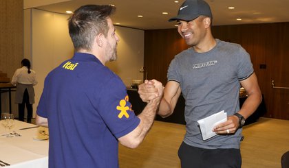 Casemiro se apresenta a Seleção Brasileira. (Foto: Joilson Marconne/CBF)