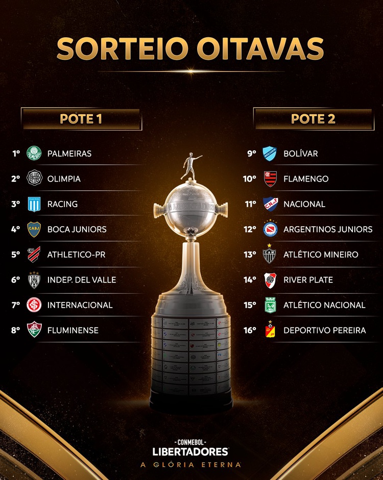 Classificados Libertadores