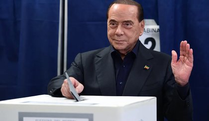 O ex-primeiro-ministro da Itália Silvio Berlusconi em foto de maio de 2019. (Foto: Miguel Medina/AFP)