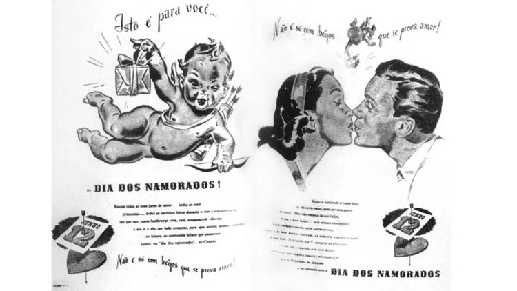 Slogan de propaganda do Dia dos Namorados criada por João Doria.