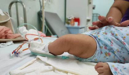 criança atendimento médico pediatra (Foto: Ascom/Hospital Infantil Lucídio Portella (HILP))