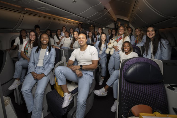 Embarque da Seleção Feminina Principal para Austrália.