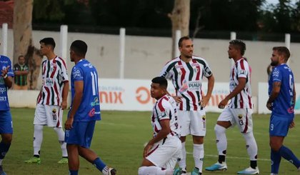Fluminense-PI x Parnahyba, Série D do Campeonato Brasileiro. (Foto: Reprodução/Ge Piauí/Julio Costa)