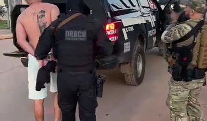 Mandante de chacina no Piauí é recapturado no Maranhão. (Foto: Reprodução)