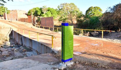 passagem molhada (Foto: Divulgação/Prefeitura de Floriano)