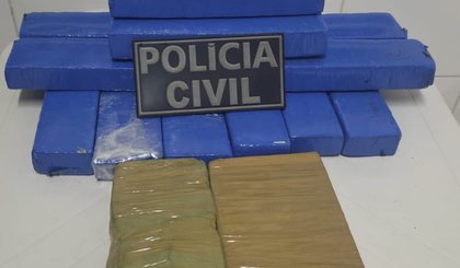 Polícia Civil realiza prisão em flagrante e apreende 13kg de drogas em São Raimundo Nonato. (Foto: Divulgação/PC-PI)