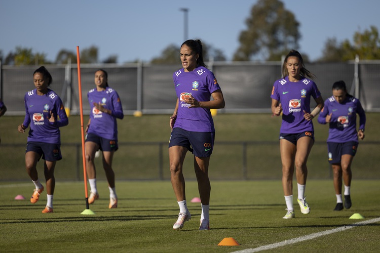 Segundo treino da Seleção Feminina Principal em Brisbane.