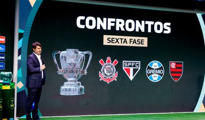 Sorteio define os mandos de campo das semifinais da Copa Betano do Brasil. (Foto: Rodrigo Ferreira/CBF)