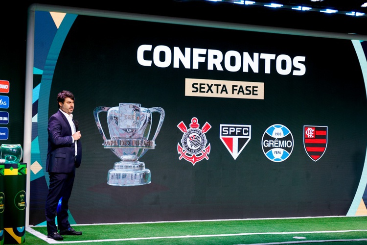 Sorteio define os mandos de campo das semifinais da Copa Betano do Brasil.