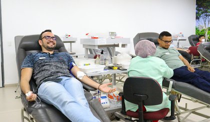 doação de sangue (Foto: Divulgação/Hemopi)