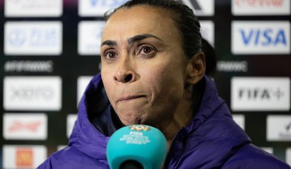 Marta despedida (Foto: Thais Magalhães/CBF)