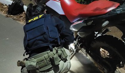 moto xre (Foto: Divulgação/PRF)