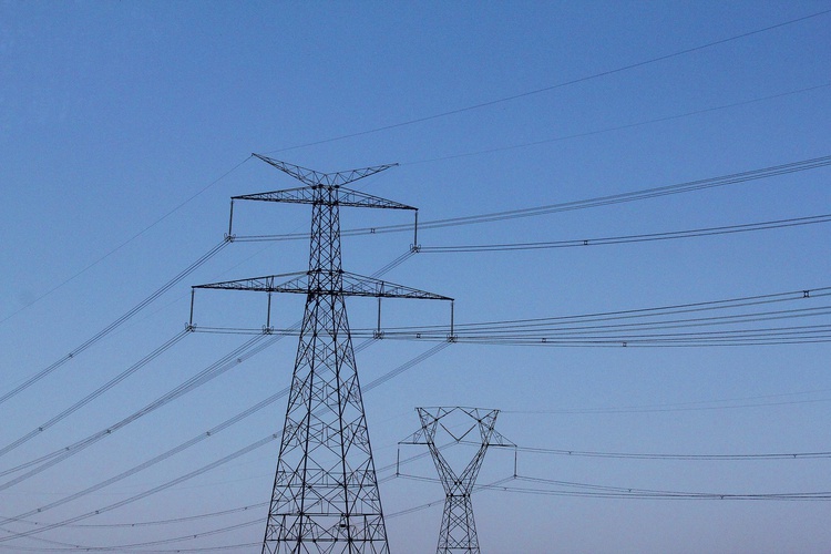 rede elétrica fios energia