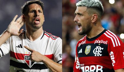 São Paulo e Flamengo fazem a final da Copa Betano do Brasil. (Foto: Rubens Chiri / saopaulofc.net e Felipe Duest/Pera Photo Press)