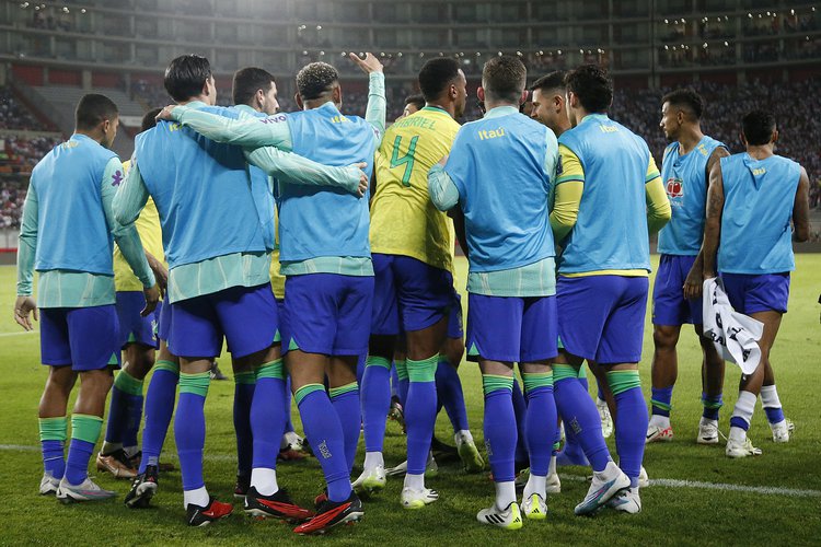 Atletas e comissão técnica da Seleção Brasileira