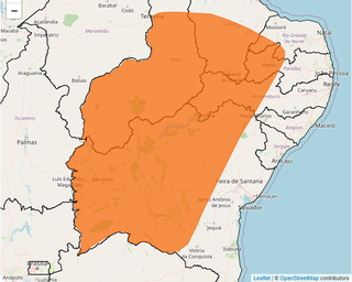 Aviso de onda de calor emitido pelo Inmet.