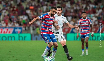 Corinthians e Fortaleza disputam vaga na final da Sul-Americana. (Foto: Mateus Lotif/Fortaleza EC)