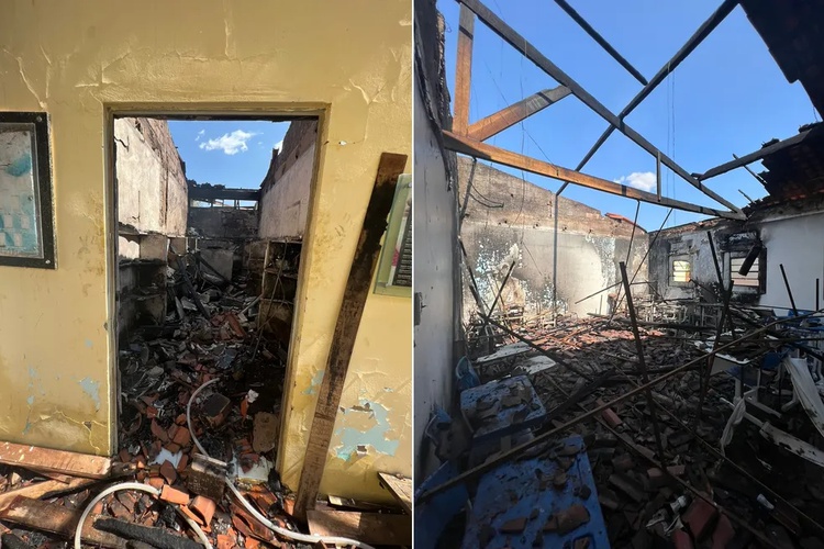 Incêndio atinge campus da Uespi em Uruçuí.