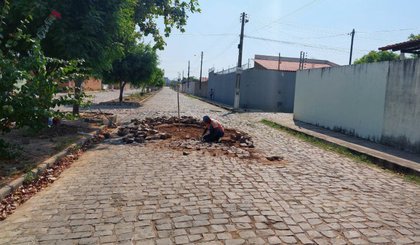 obras (Foto: Divulgação/Prefeitura de Floriano)