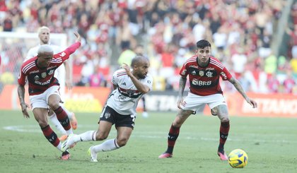 Primeiro jogo da final da Copa Betano do Brasil, entre Flamengo e São Paulo. (Foto: Ursula Nery / FERJ)