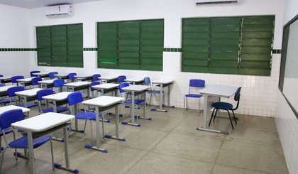 sala de aula escola (Foto: Divulgação/Seduc)