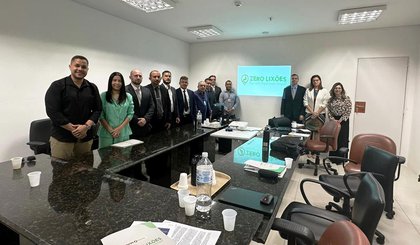 TCE-PI participa de audiência no MPPI sobre lixão de Floriano (PI). (Foto: Divulgação/TCE-PI)
