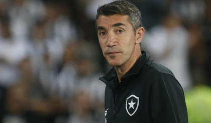 Técnico do Botafogo durante jogo do time (Foto: Vitor Silva / Botafogo) Técnico do Botafogo durante jogo do time (Foto: Vitor Silva / Botafogo)