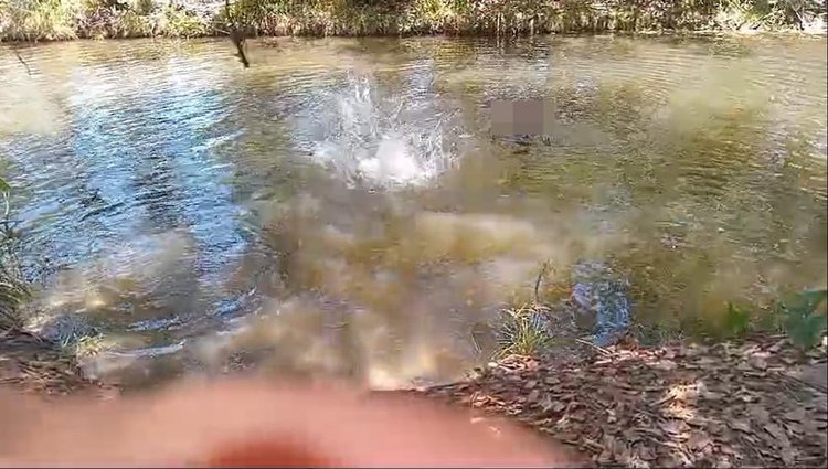 Banho Sariema, zona rural de Monsenhor Gil, no Piauí