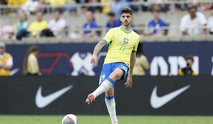 Beraldo, do PSG, em ação com a camisa da seleção brasileira (Foto: Rafael Ribeiro/CBF) Beraldo, do PSG, em ação com a camisa da seleção brasileira (Foto: Rafael Ribeiro/CBF)